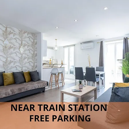 La Casa Reine Jeanne- Pres De La Gare - Wifi - Parking - Neuf Et Confort * Nizza